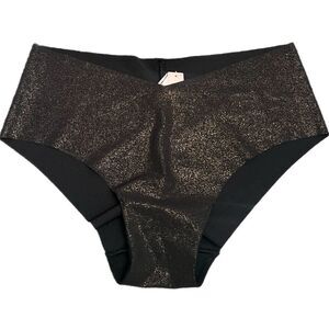 Victorias Secret No Show Seamless Supersoft Shimmery Hiphugger Hipster Panty M